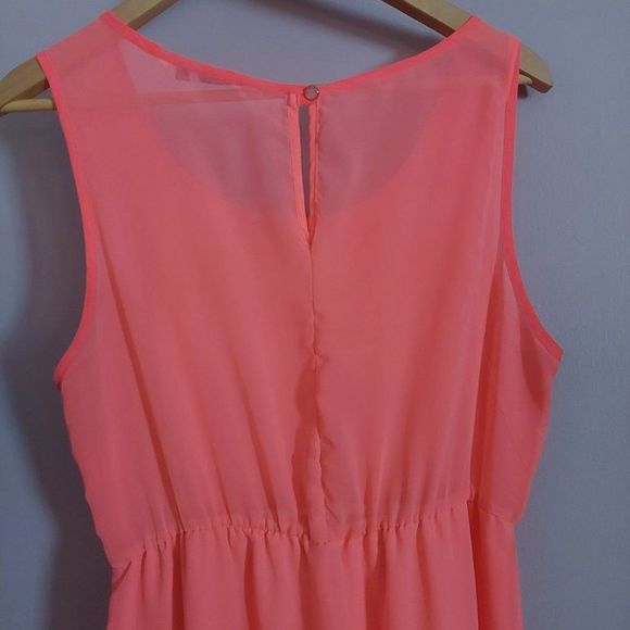 Bluenotes hot pink or coral size large dress - Picture 5 of 6